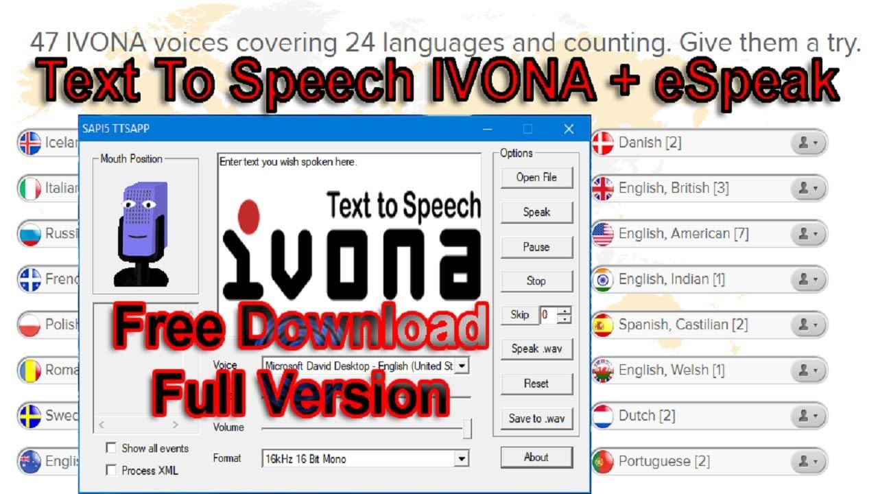 Ivona text to speech download